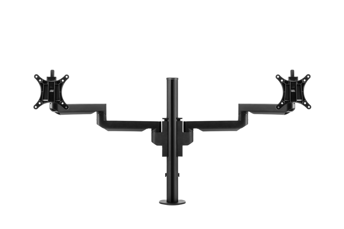 Filex Galaxy Modular Dual Zwart Monitorarm – productaanzicht 1