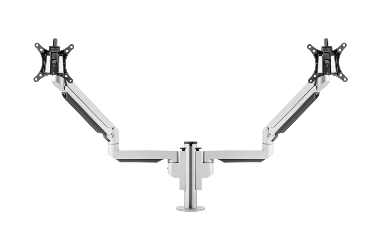 Filex Galaxy Modular Flex Dual Zilver Monitorarm – productaanzicht 1