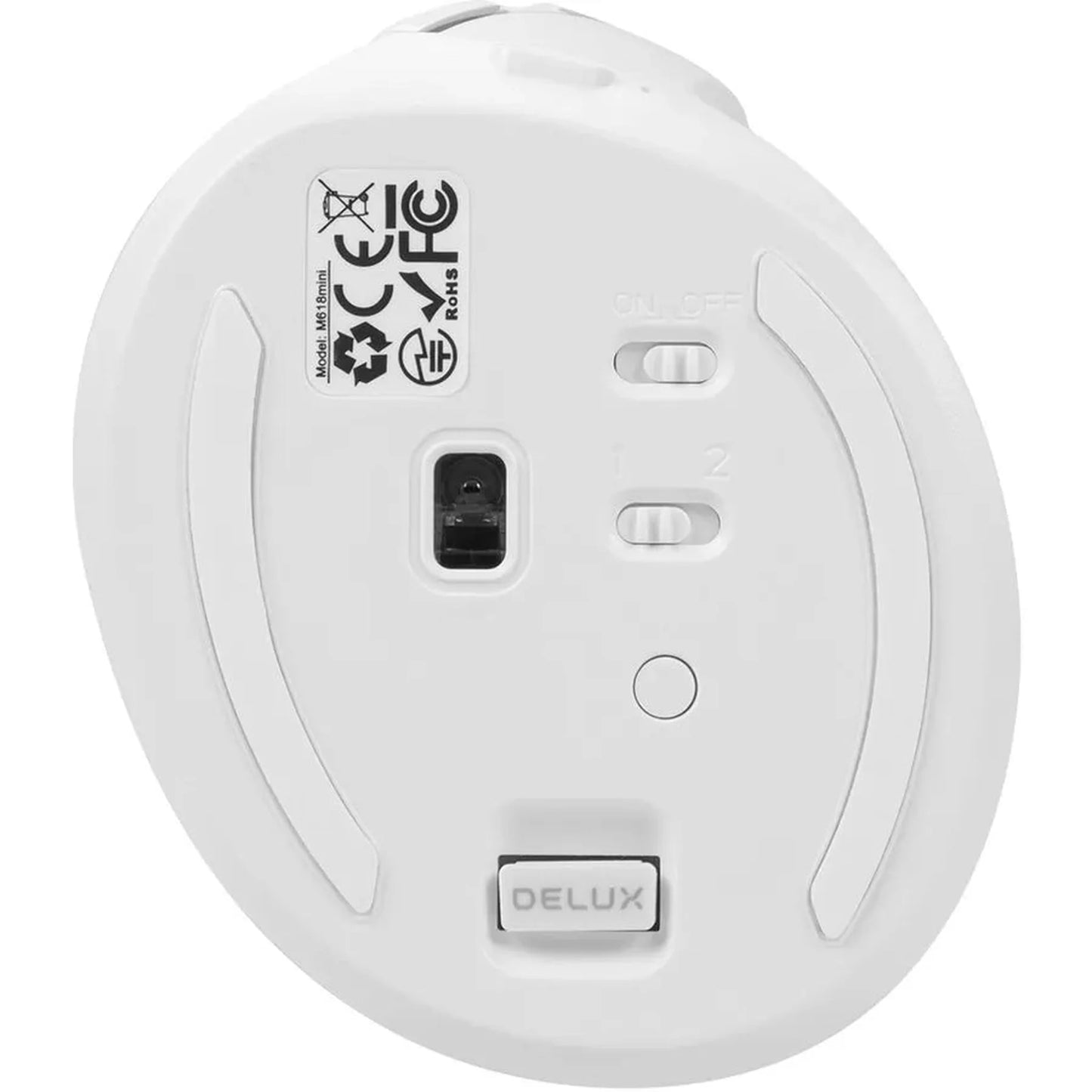 Delux M618 Mini Draadloos - Ice Wit