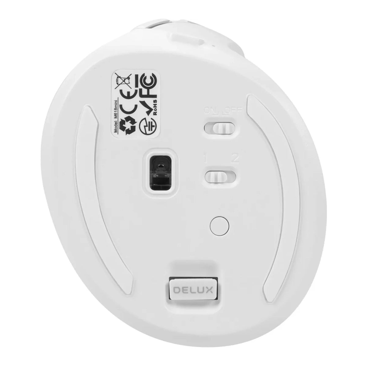 Delux M618 Mini Draadloos - Ice Wit