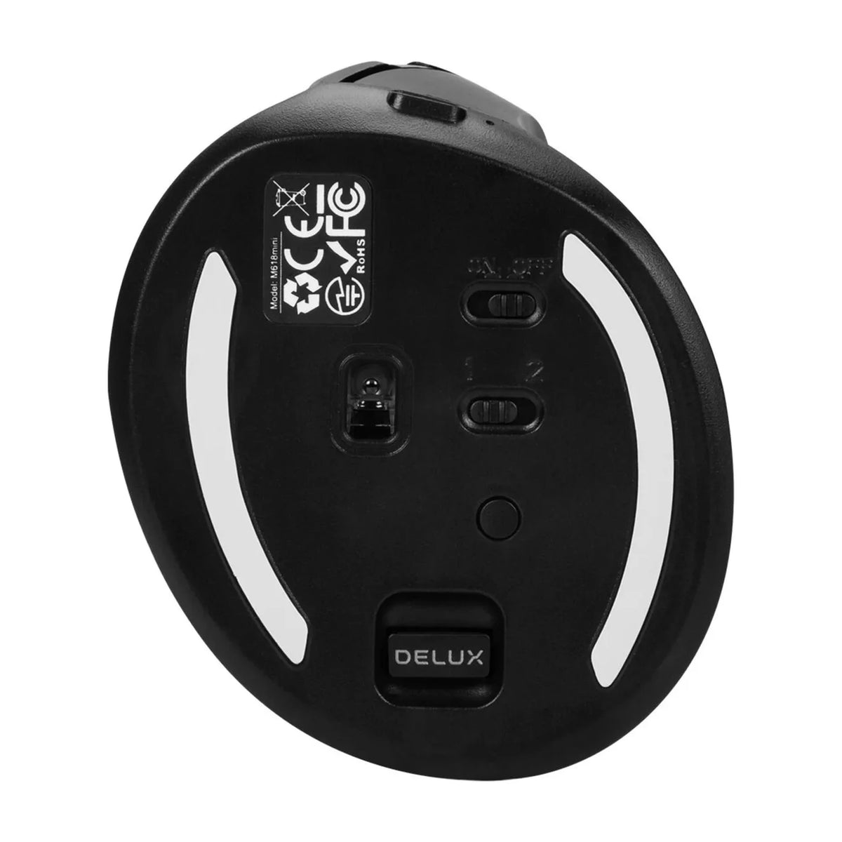Delux M618 Mini Draadloos - Onyx Zwart