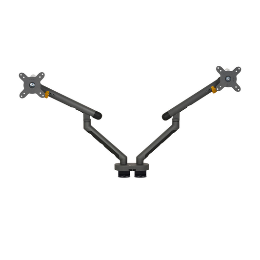 BakkerElkhuizen Flexible Monitorarm Dual Dark Grey