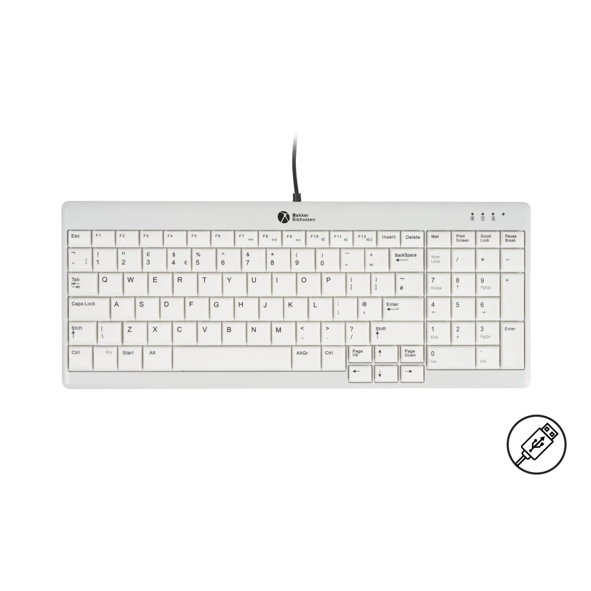 BakkerElkhuizen UltraBoard 960 V2 Compact Standard BE Azerty