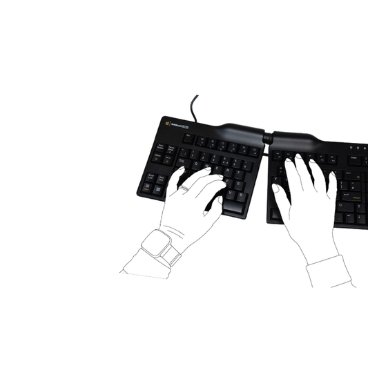 Goldtouch Elite Black Splitkeyboard US Qwerty