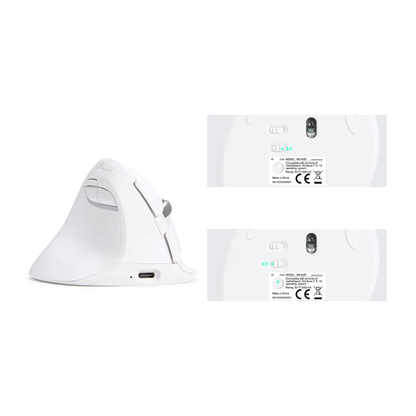 Delux M618ZD Mini Draadloos Linkshandig - Ice Wit