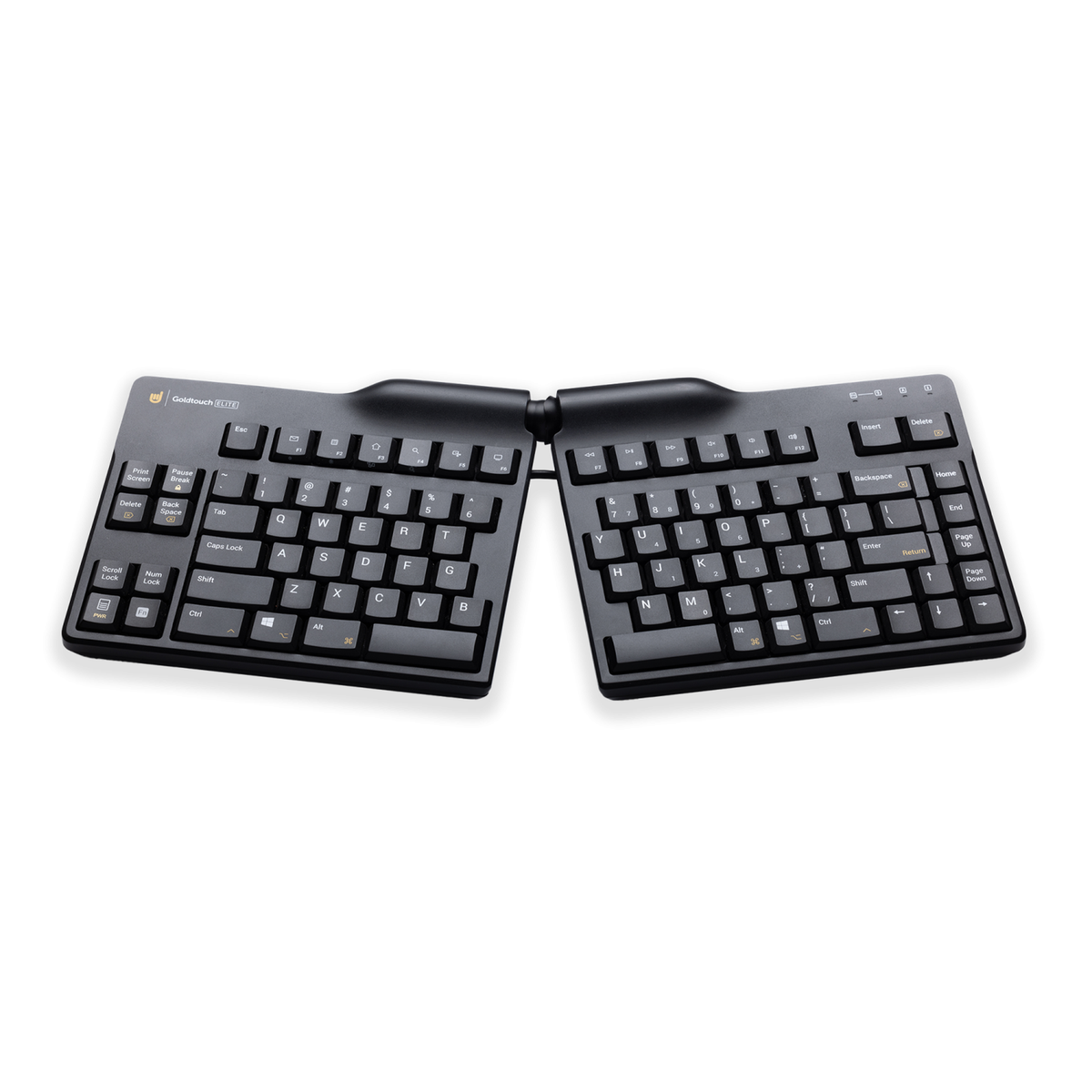 Goldtouch Elite Black Splitkeyboard US Qwerty