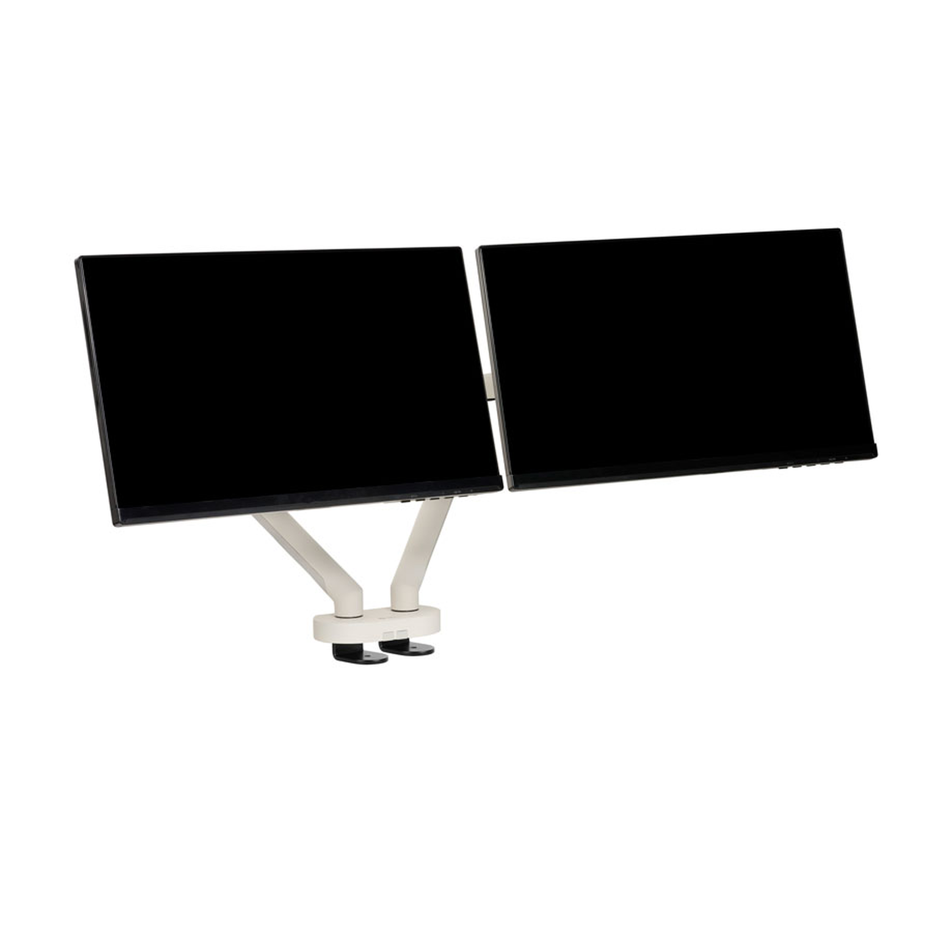 BakkerElkhuizen Flexible Monitorarm Dual White