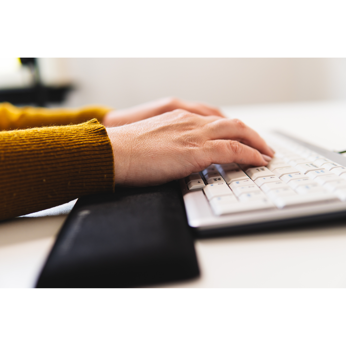 BakkerElkhuizen Trapezium Ergo Wrist Rest Standard