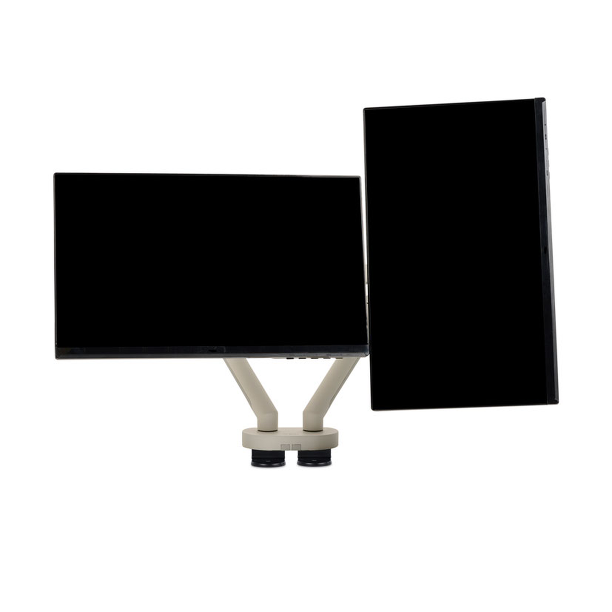 BakkerElkhuizen Flexible Monitorarm Dual White