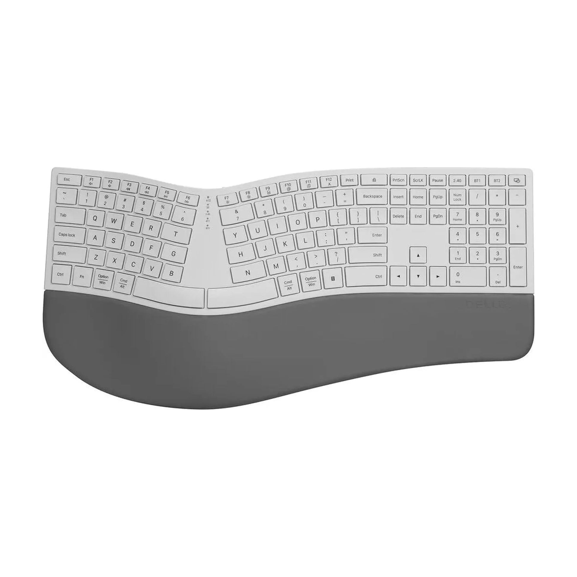 Delux GM909 Ergonomic Split - Wit