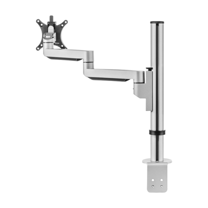 Filex Galaxy Modular Single Zilver Monitorarm – achteraanzicht en bevestiging