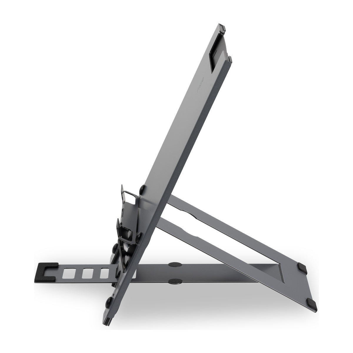 BakkerElkhuizen Ergo-Q Hybrid Pro Laptopstandaard - zijaanzicht