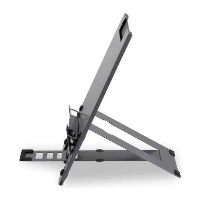 BakkerElkhuizen Ergo-Q Hybrid Pro Laptopstandaard - zijaanzicht