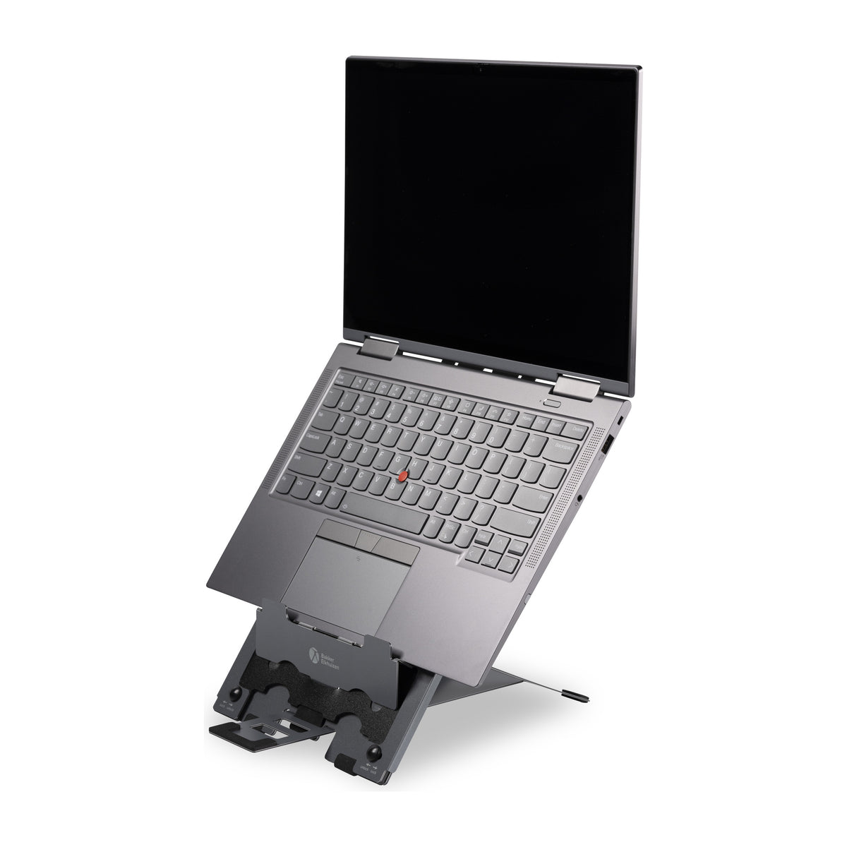 BakkerElkhuizen Ergo-Q Hybrid Pro Laptopstandaard - met laptop