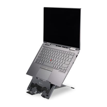 BakkerElkhuizen Ergo-Q Hybrid Pro Laptopstandaard - met laptop