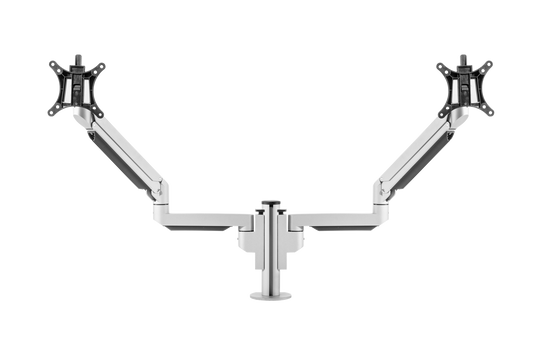 Filex Galaxy Modular Flex Dual Zilver Monitorarm – productaanzicht 1