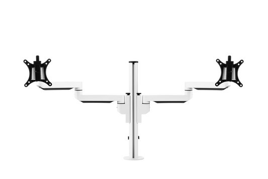 Filex Galaxy Modular Dual Wit Monitorarm – productaanzicht 1