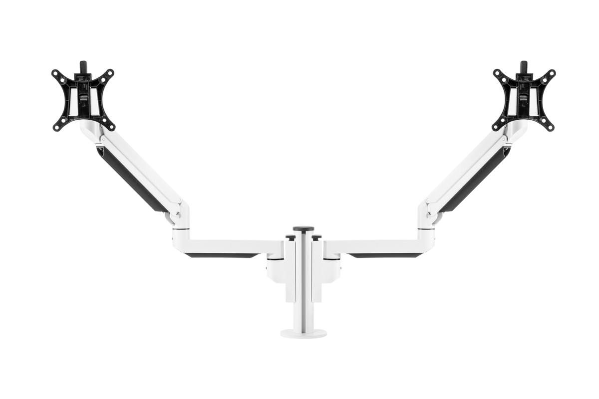 Filex Galaxy Modular Flex Dual Wit Monitorarm – productaanzicht 1