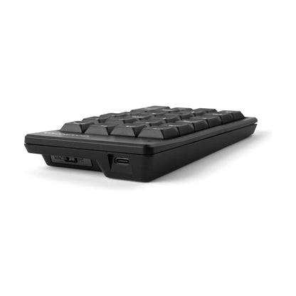 Goldtouch Elite Black Numeriek Toetsenbord – zijaanzicht met USB-C-aansluiting