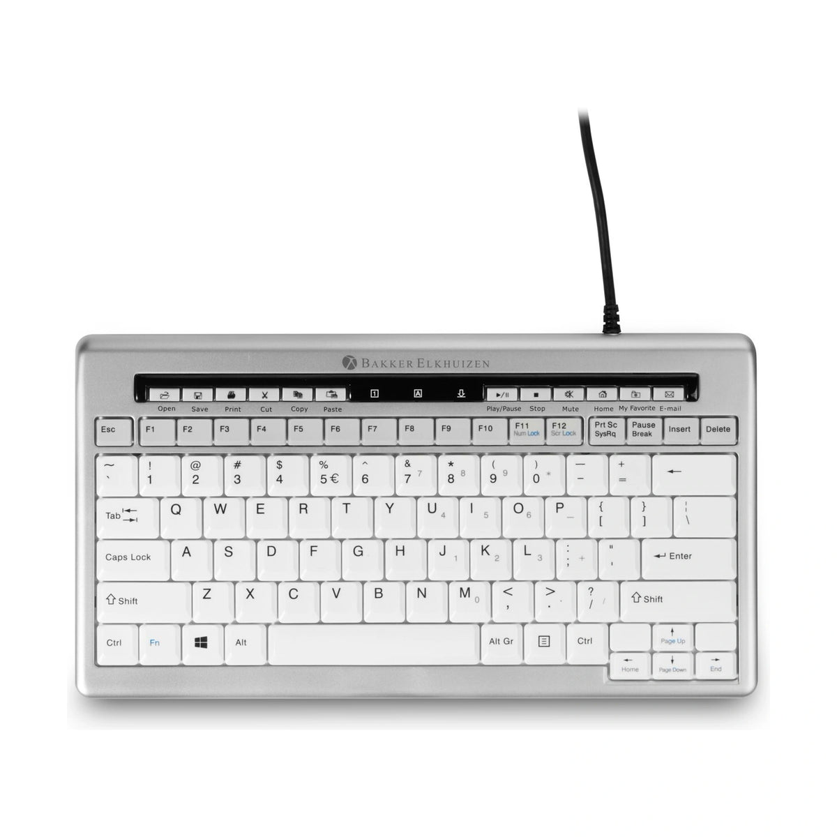 BakkerElkhuizen S-board 840 Zonder USB-hub – US QWERTY – productaanzicht 2
