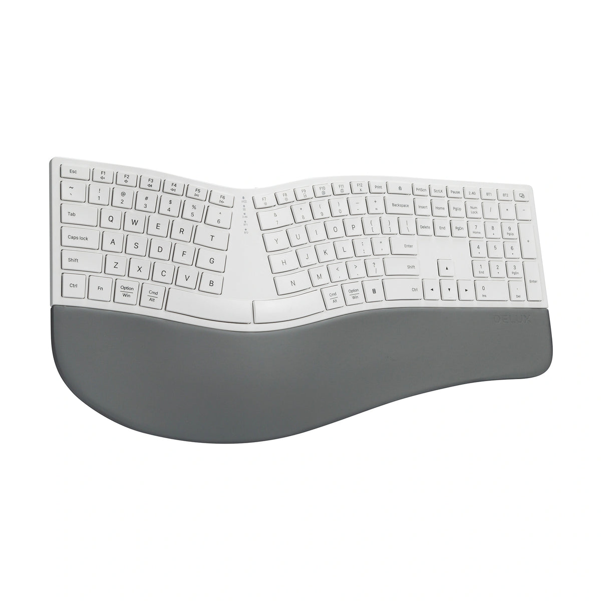 Delux GM909 – US QWERTY – Wit – productaanzicht 3