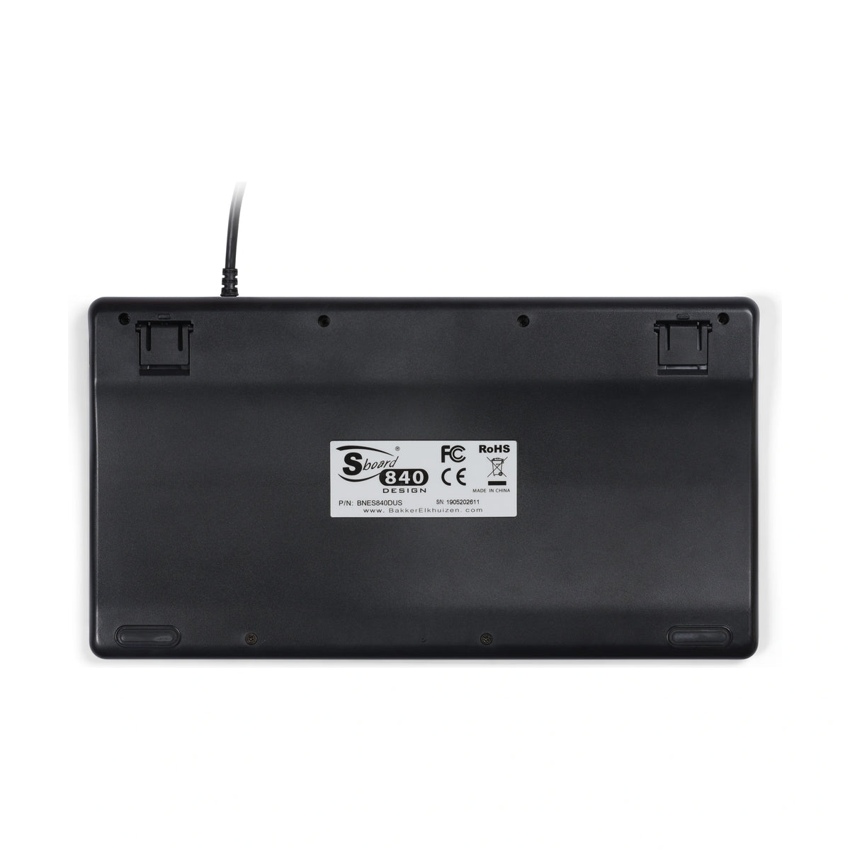 BakkerElkhuizen S-board 840 US QWERTY – onderzijde