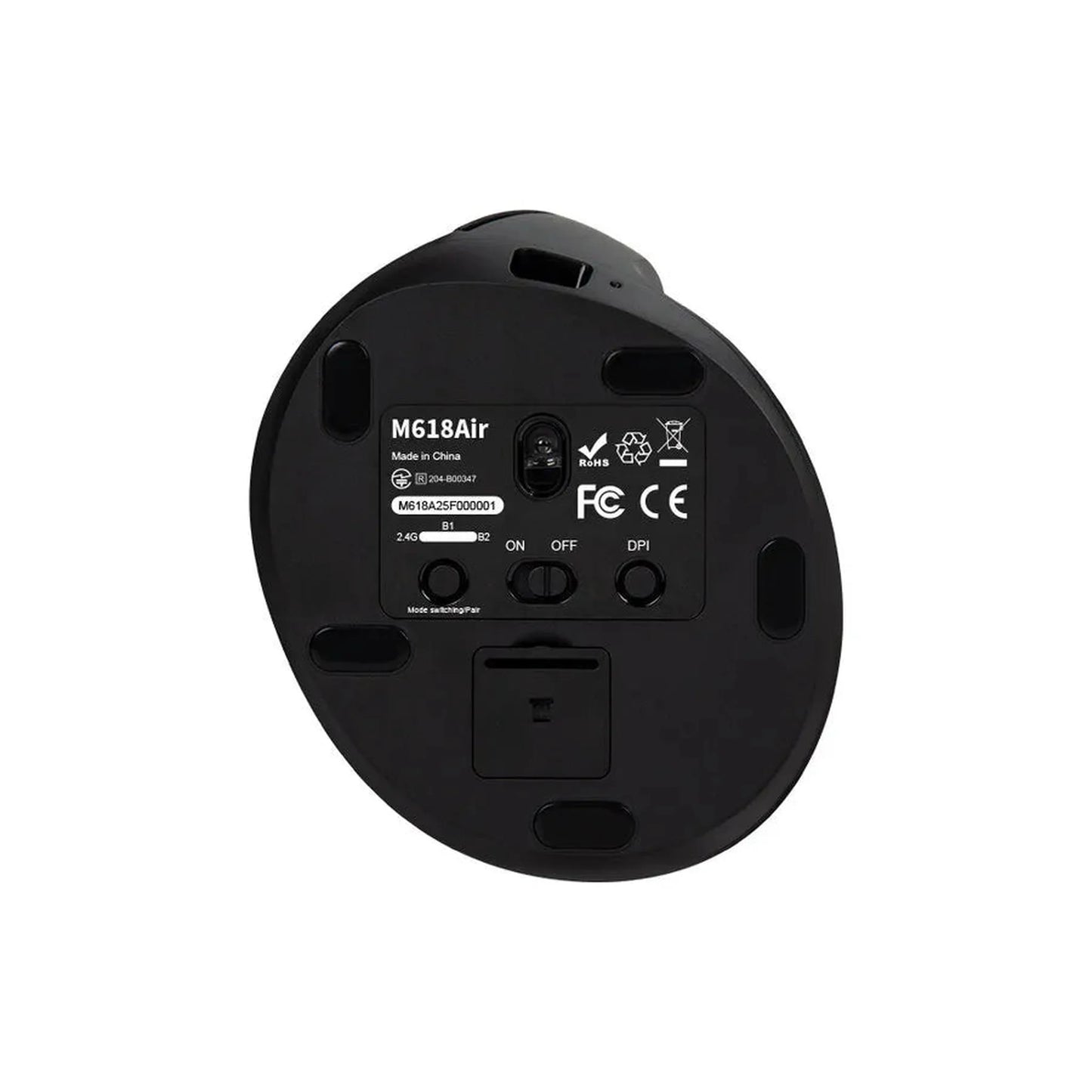 Delux M618 Air Gaming Draadloos - Zwart