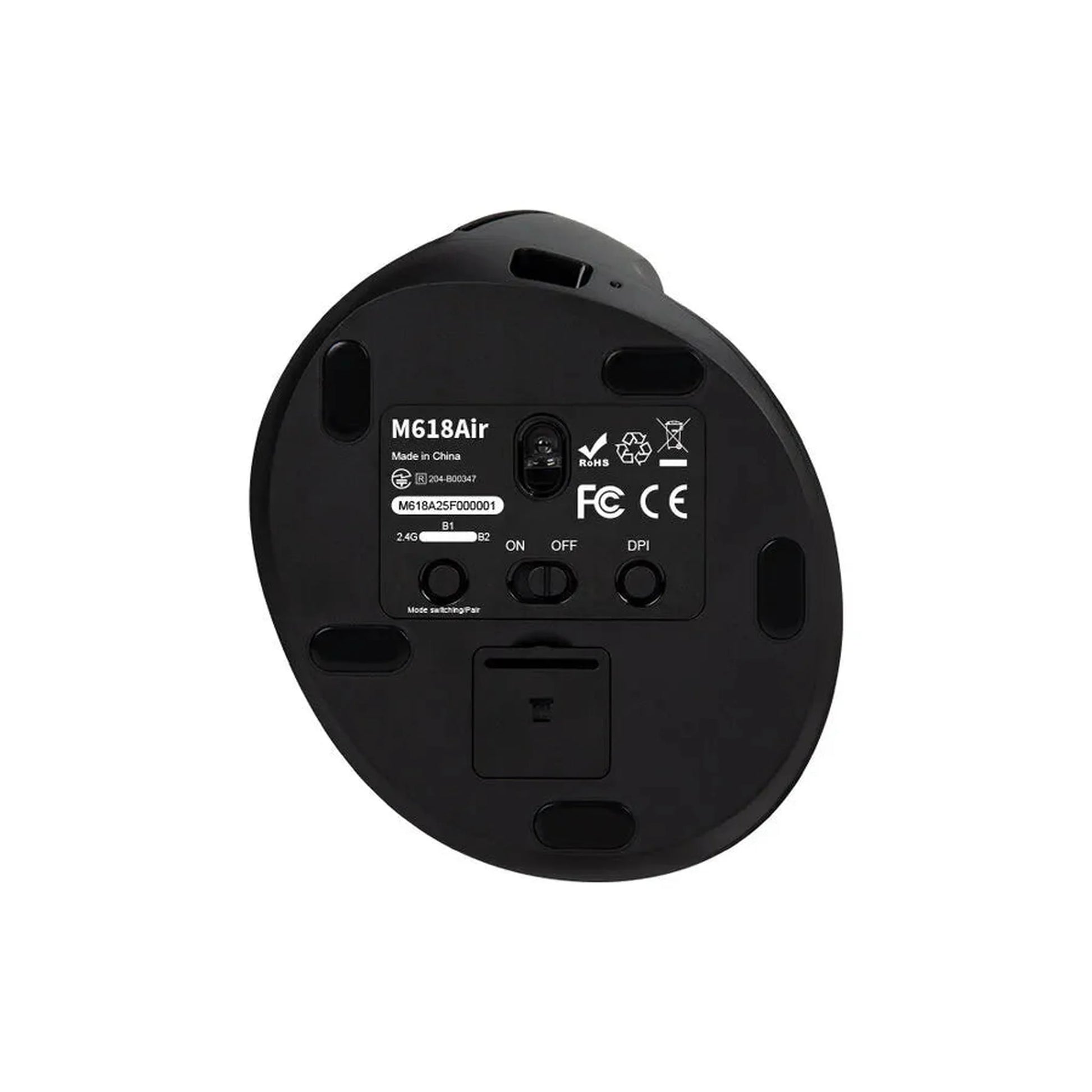 Delux M618 Air Gaming Draadloos - Zwart