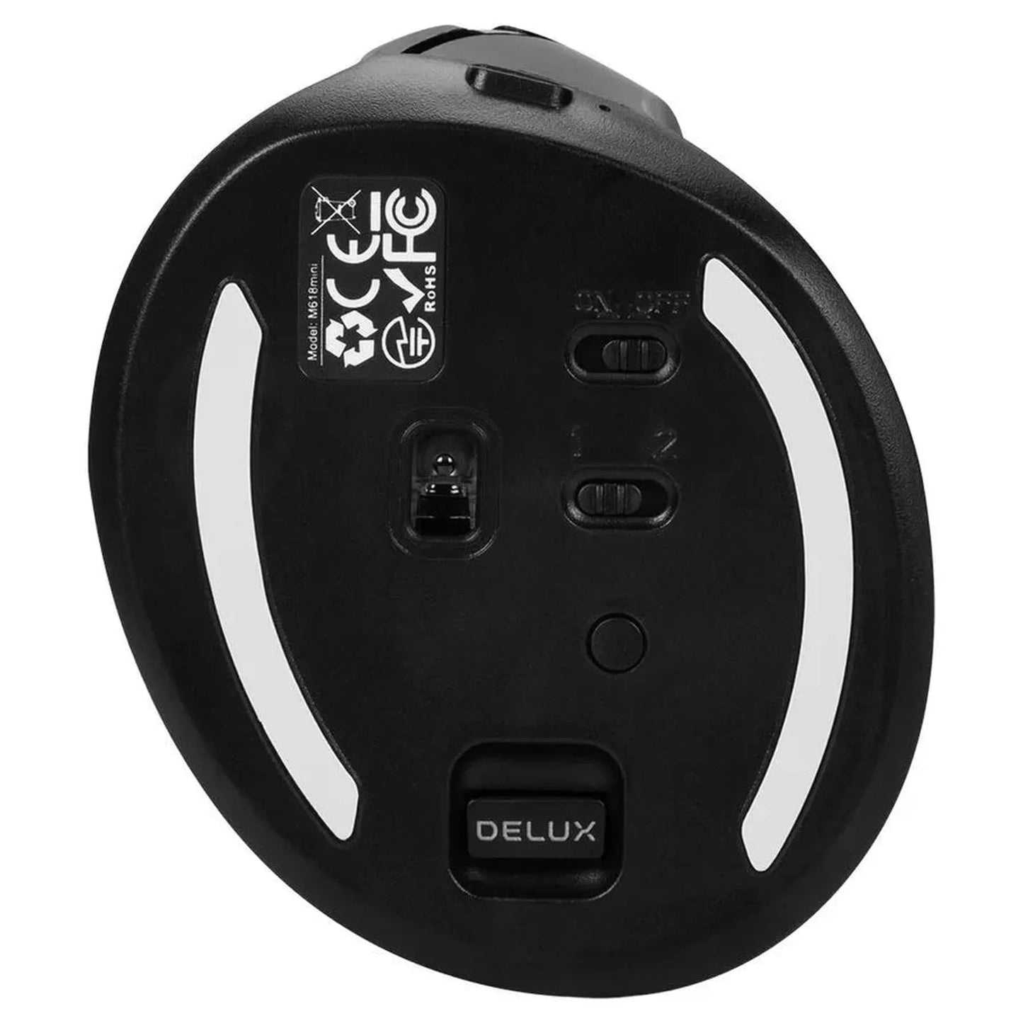 Delux M618 Mini Draadloos - Onyx Zwart