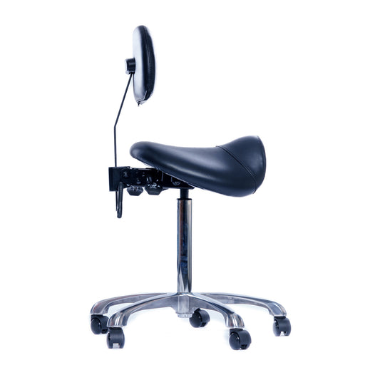 Novicum Forma Alu Support Flex zadelkruk in zwart